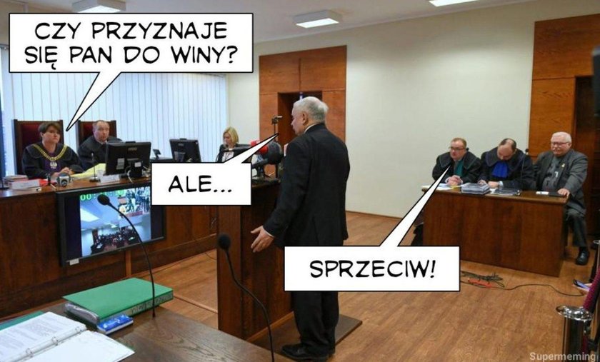 Memy po procesie Kaczyński - Wałęsa