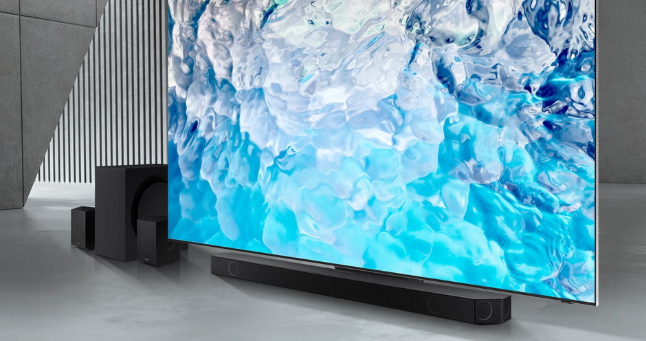 Samsung HW-Q990B jest jednym z najlepszych soundbarów i wytwarza realistyczny dźwięk przestrzenny 3D z Dolby Atmos