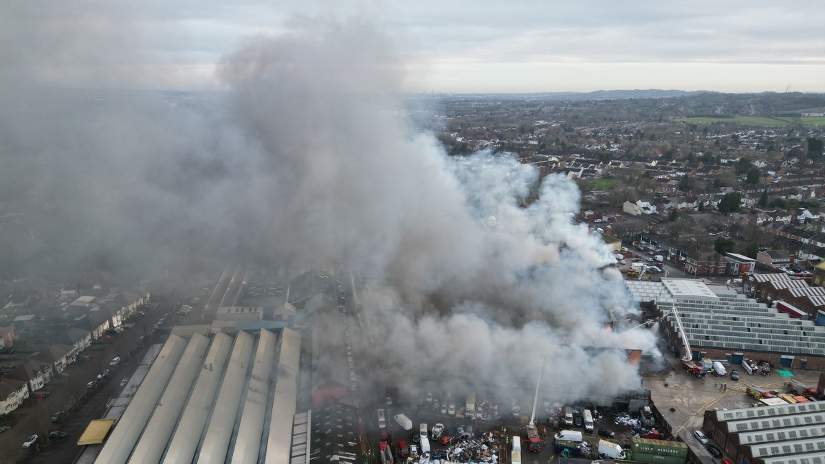 Požar u Vulverhemptonu