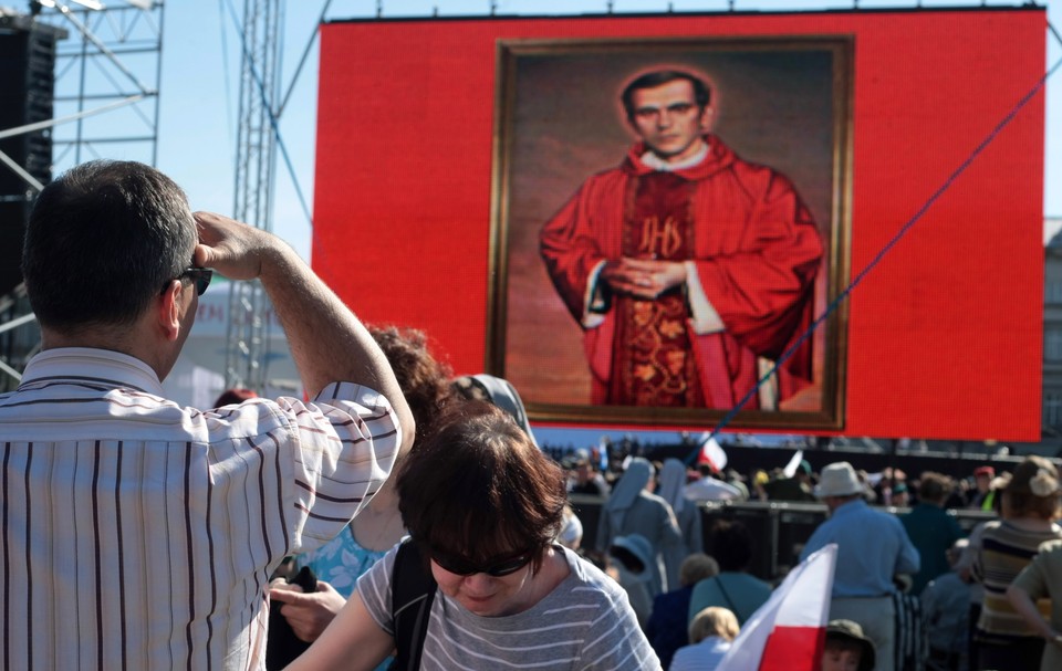 WARSZAWA POPIEŁUSZKO BEATYFIKACJA UROCZYSTOŚCI