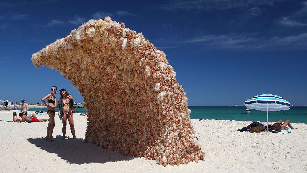 Co to za dziwy? Annette Thas, belgijska artystka mieszkająca w Australii stworzyła na plaży Cottesloe w Perth (Australia) przedziwną instalację.