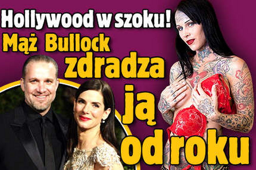 Mąż Bullock zdradza ją od roku