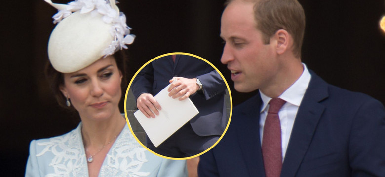 Książę William nie nosi obrączki. Media spekulują o... dowodzie zdrady