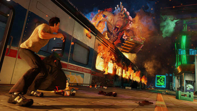 Sunset Overdrive - biały Xbox One