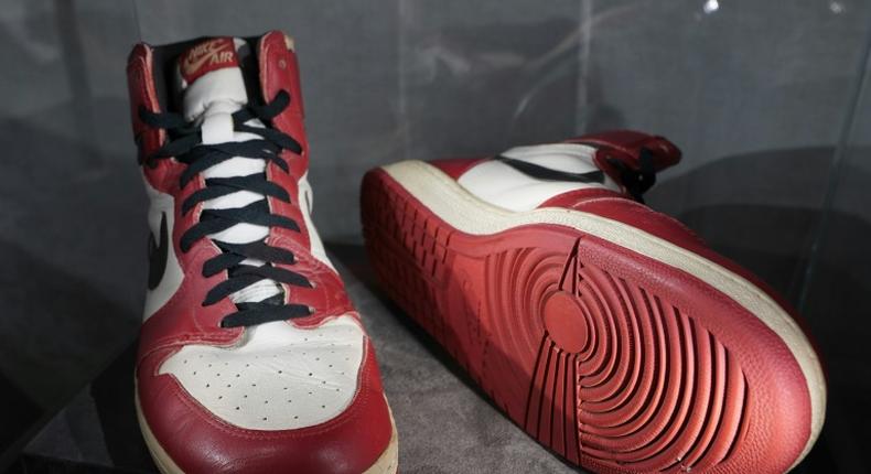 A pair of Michael Jordan's game-worn sneakers sold for $615,000, shattering a record set just months ago by the sale of another pair of the basketball legend's shoes