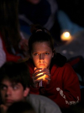 GERMANY-POPE-WYD-PILGRIMS-VIGIL-MARIENFELD