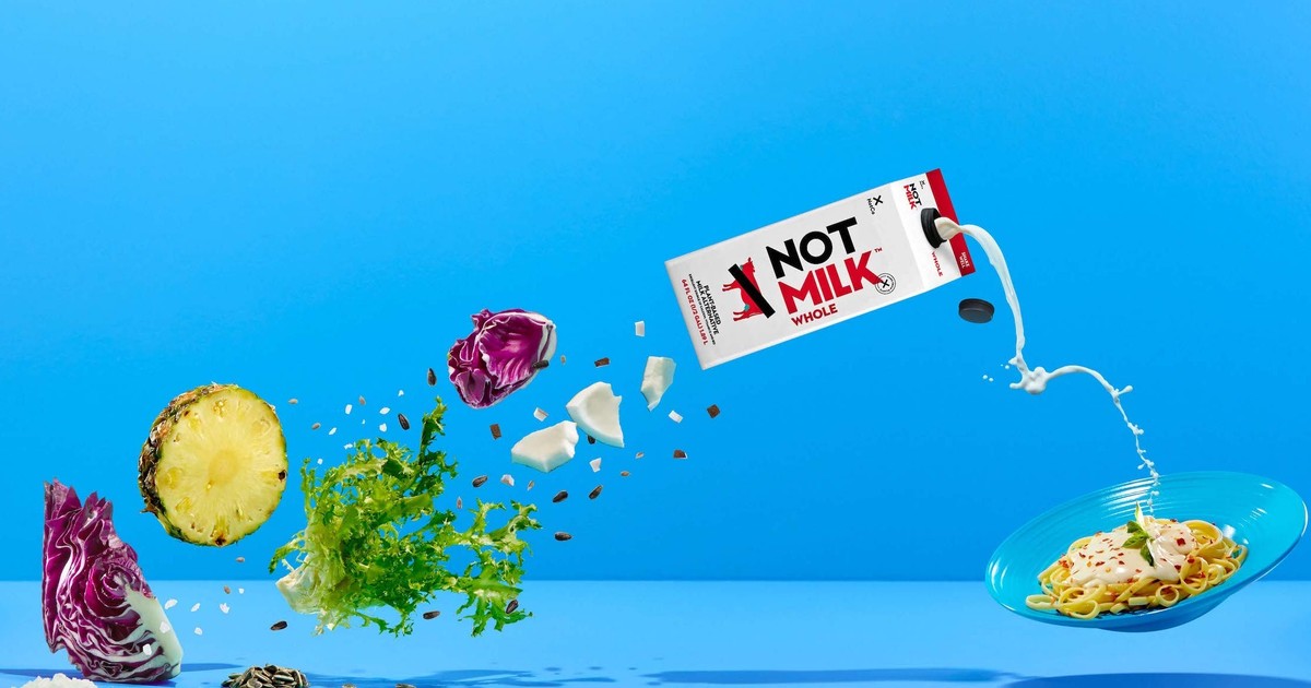 A Bezos-backed plant-based milk made with AI, cabbage, and pineapple is ...
