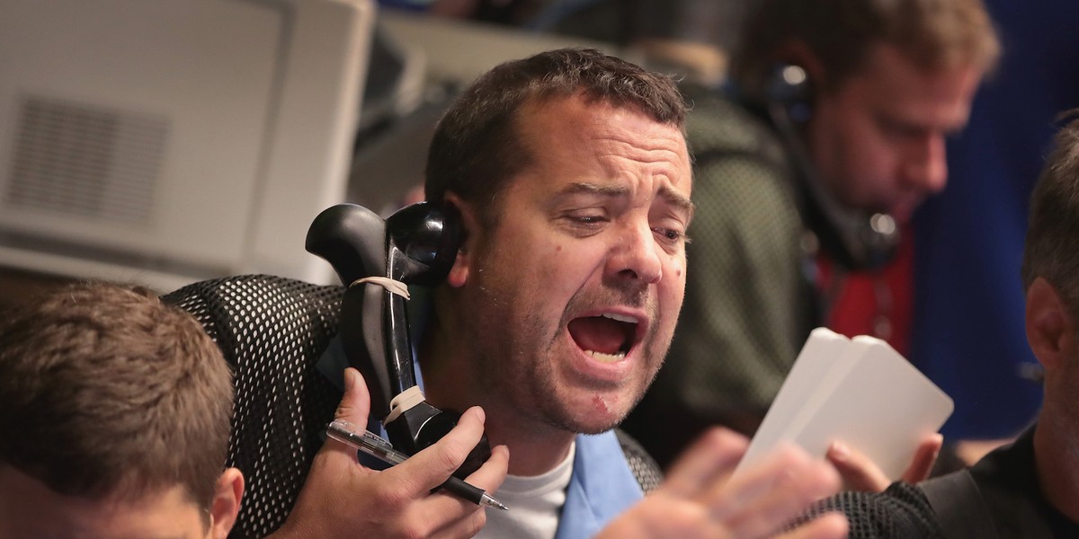 A trader at the CBOE.