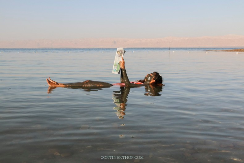 You can float and read a book without sinking [ContinentHop]