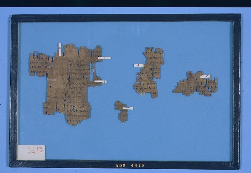 2.Zachowane fragmenty papirusu z traktatem Ireneusza przeciw herezjom (ok. 200 r. n.e.) - domena publiczna