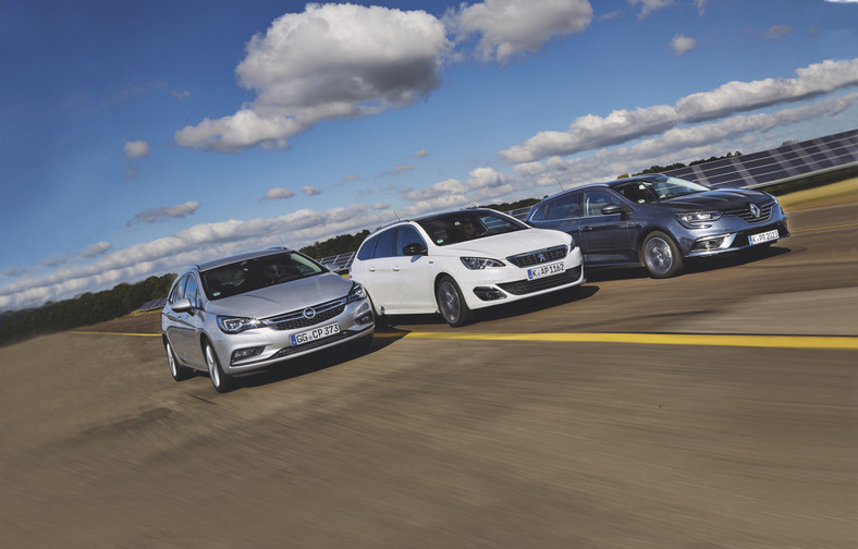 Nowe Renault Megane Grandtour kontra Opel Astra i Peugeot 308