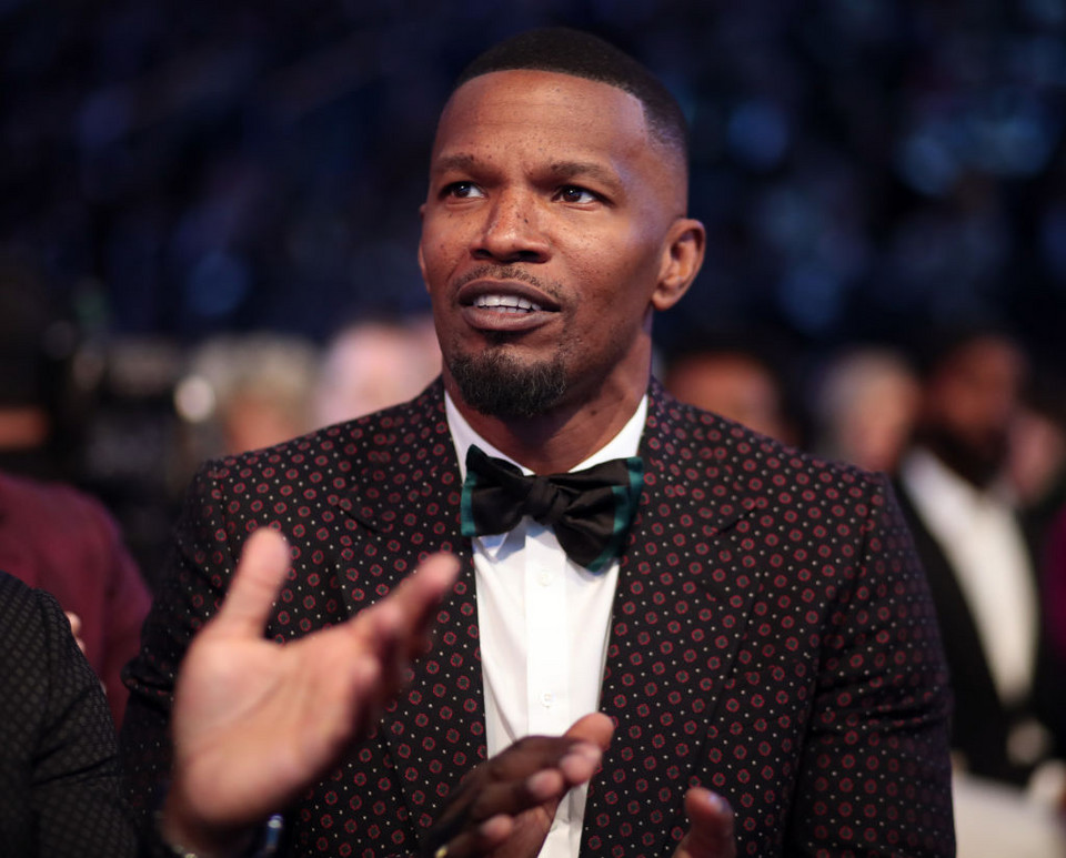 Jamie Foxx na rozdaniu nagród Grammy 2018