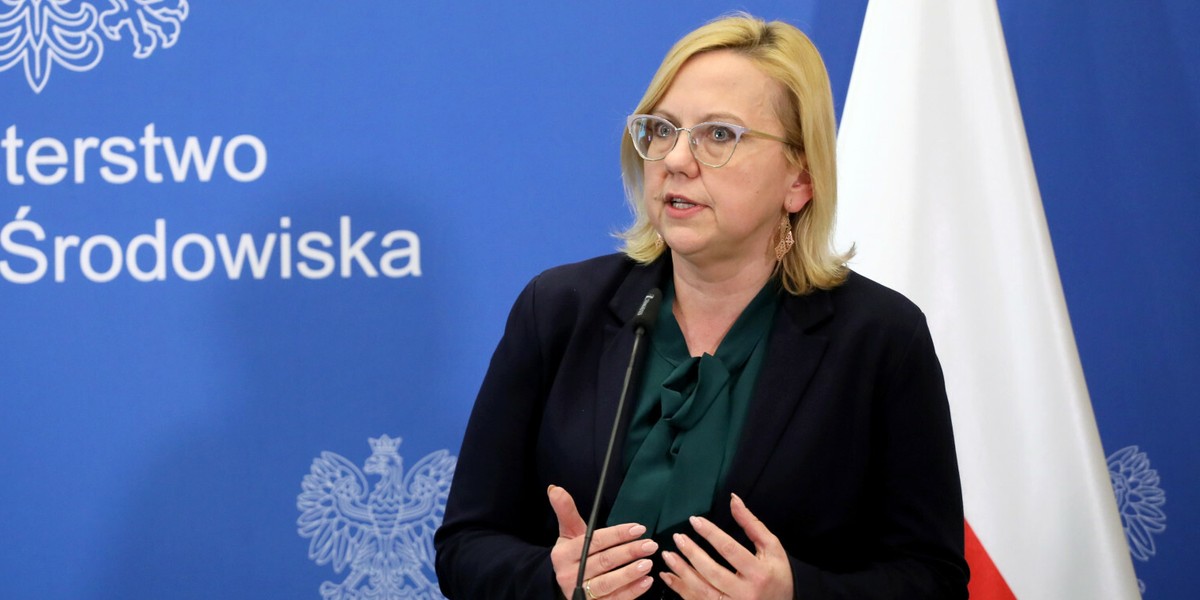 Minister klimatu i środowiska Anna Moskwa. 