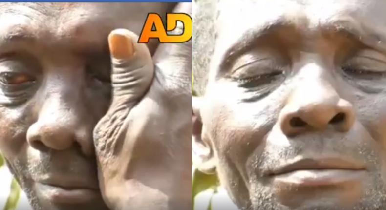 Elderly man sheds tears as wife dumps him and their 4 disabled children to marry an MP