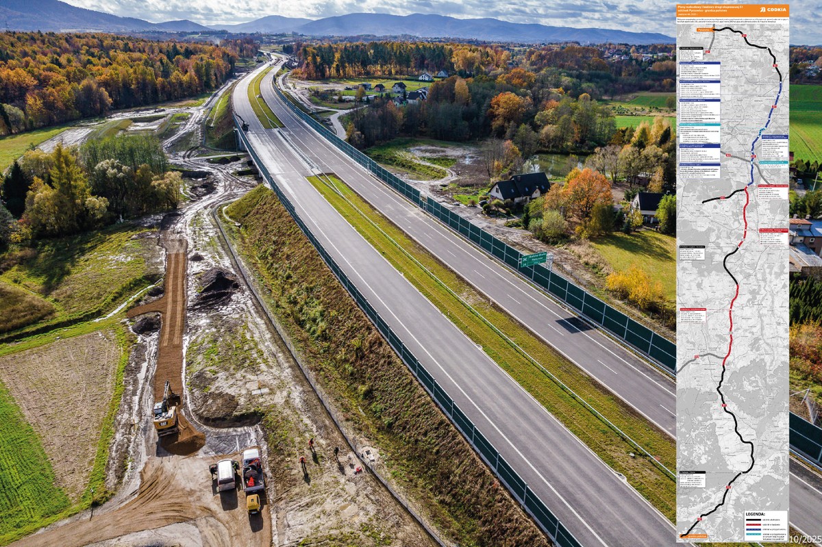 Drzwi na południe Europy coraz szerzej otwarte. Oto stan budowy S1