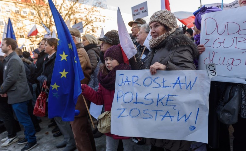 Demonstracja KOD w Poznaniu