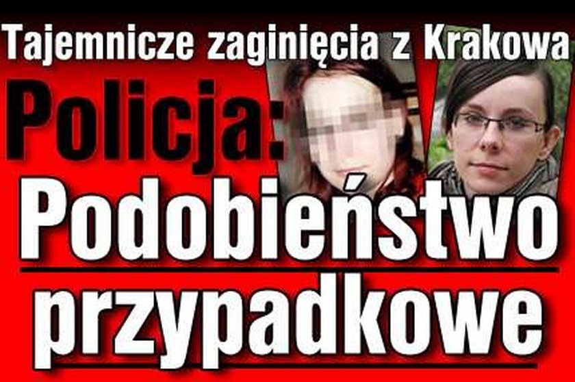 Tajemnicze zaginięcia z Krakowa. Policja: Podobieństwo przypadkowe