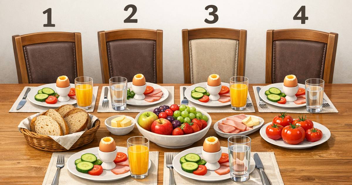 Psychotest z czterema krzesłami. Sprawdź, czego o sobie nie wiesz