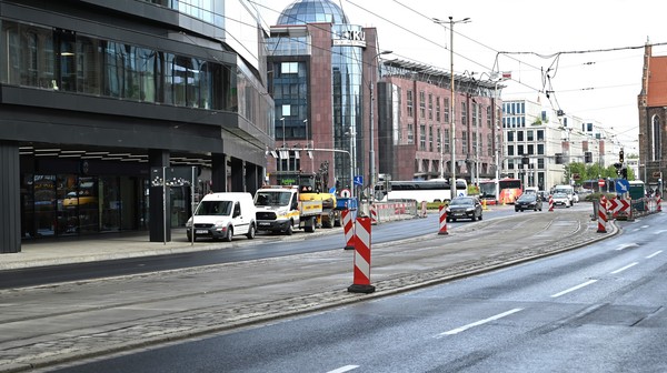 Wyremontowane torowisko na ul. Piotra Skargi czeka na tramwaje