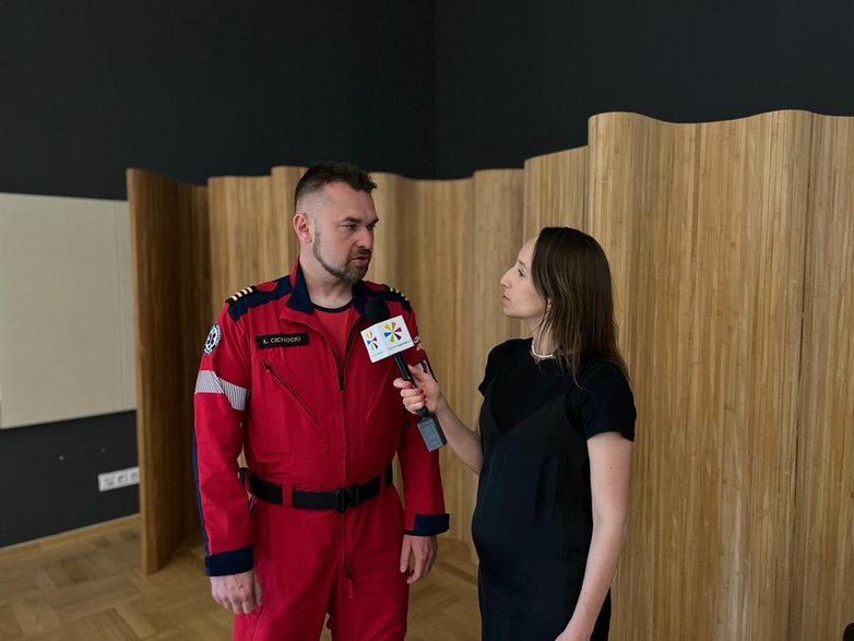 Łukasz Cichocki, pilot LPR fot. Codzienny Poznań