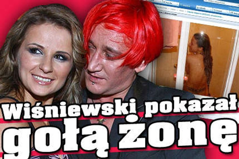 Wiśniewski pokazał gołą żonę