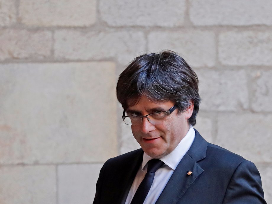 Catalan President Carles Puigdemont.