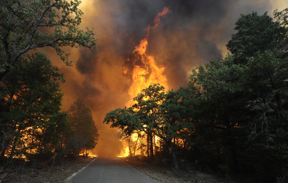 USA TEXAS WILDFIRES