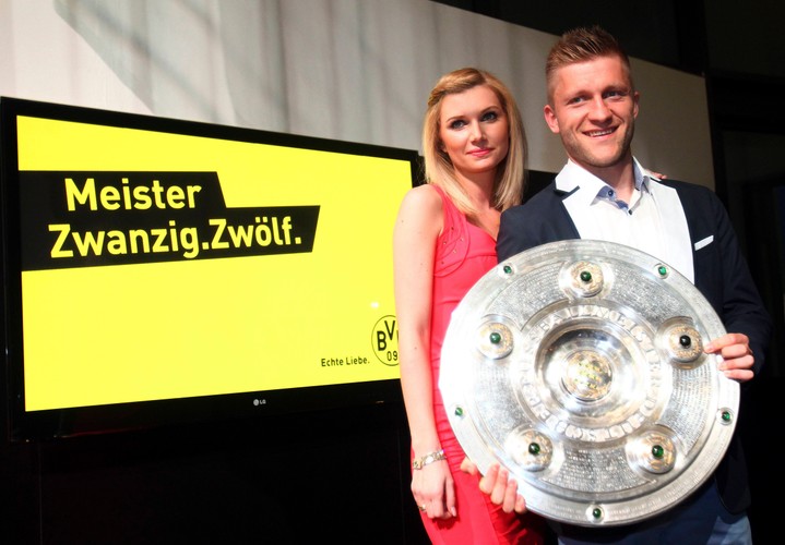 Jakub Błaszczykowski z żoną