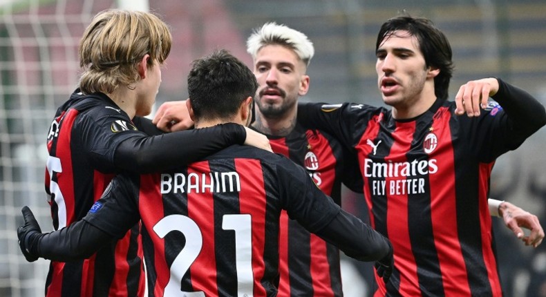 AC Milan are five points clear at the top of Serie A