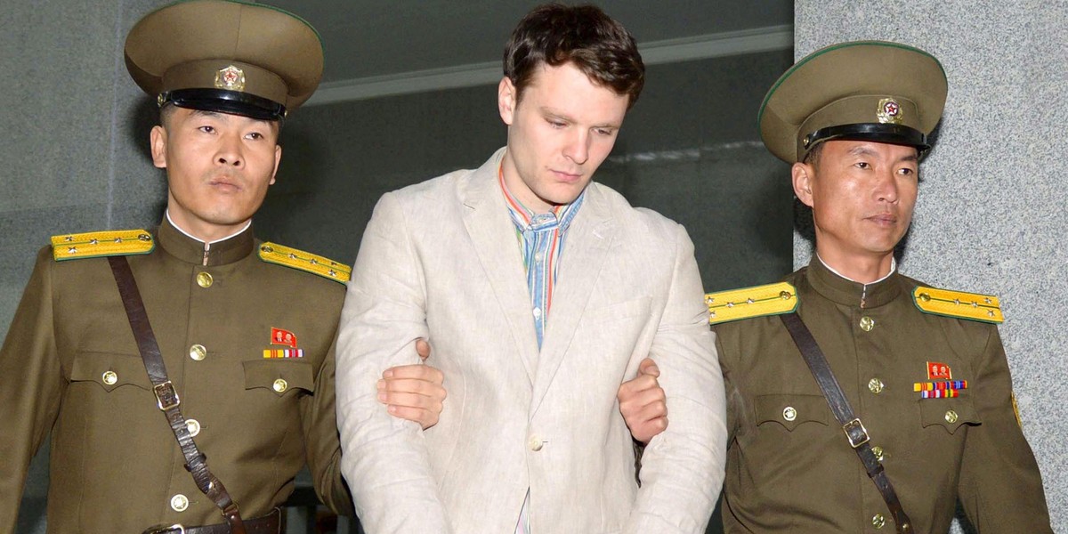 Otto Warmbier został zwolniony z więzienia w Korei Północnej. Jest w śpiączce