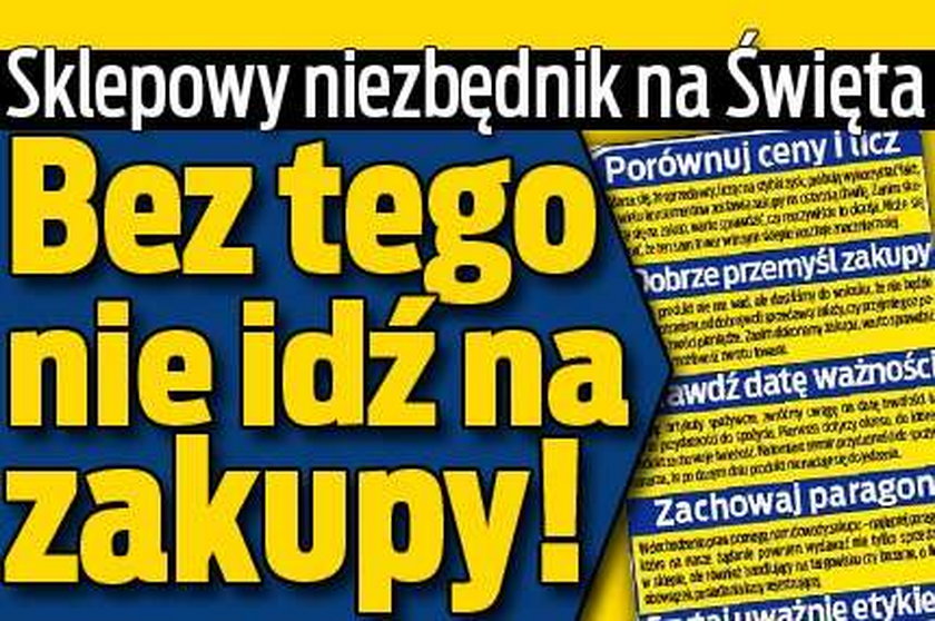 Bez tego nie idź na zakupy!