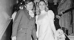 Roman Polański i Sharon Tate w dniu ślubu