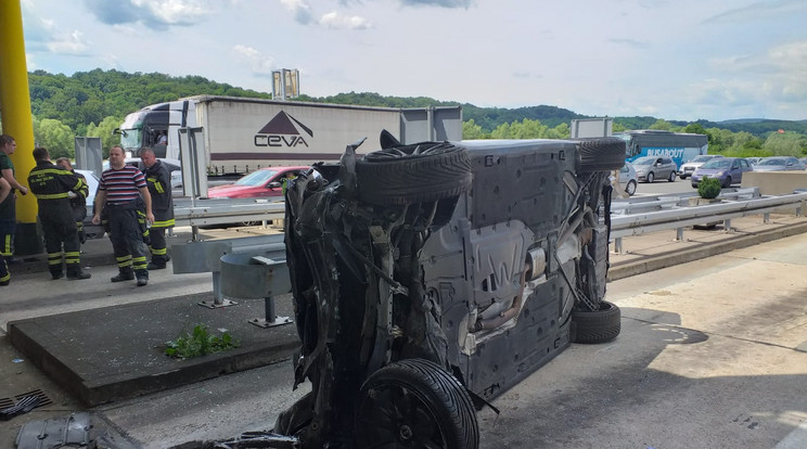 A horvát férfi a BMW-jével fékezés nélkül rohant bele a magyarok Skodájába, amely rommá törött 