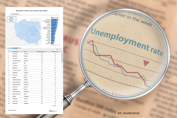 Bezrobocie w Polsce w lipcu 2023