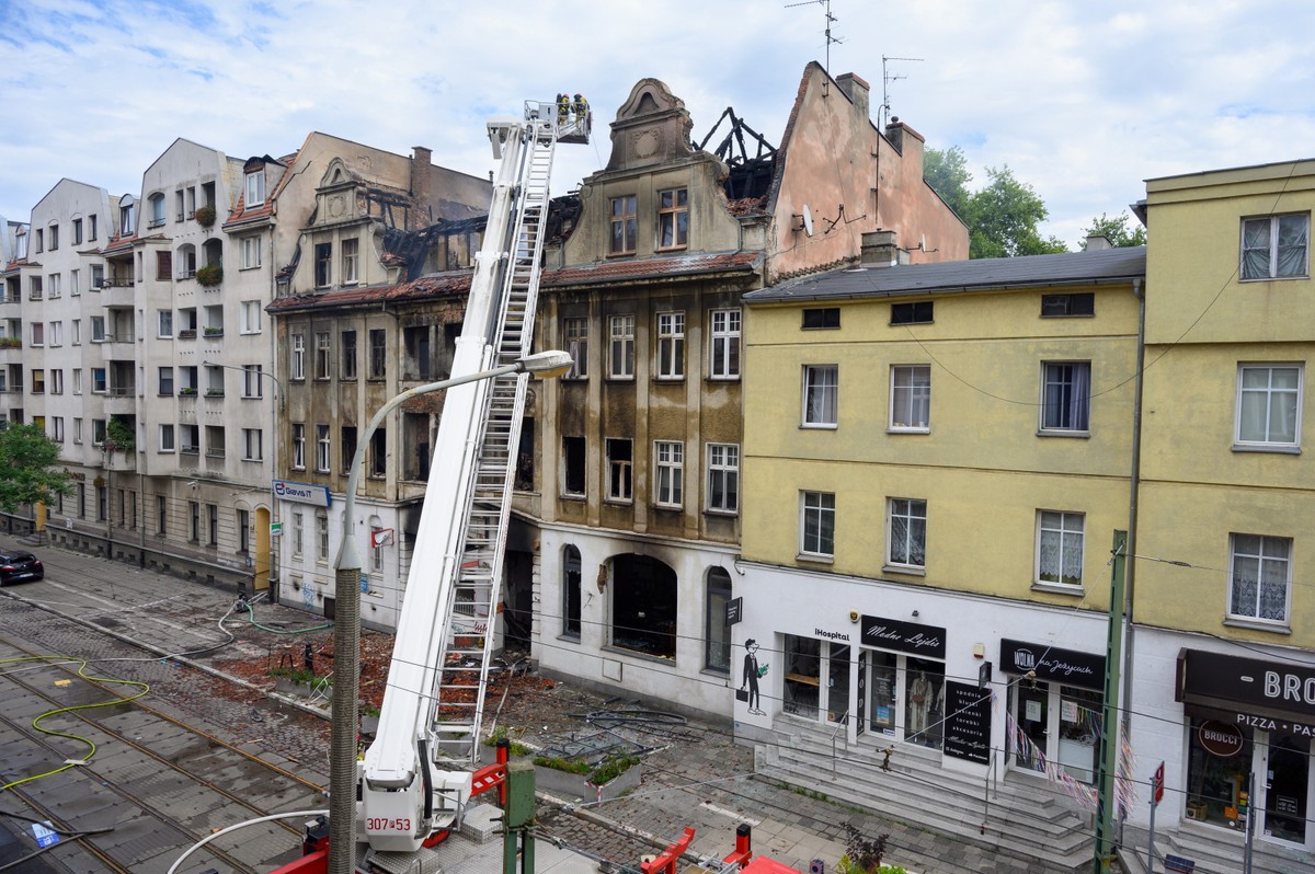 Poznań, pożar