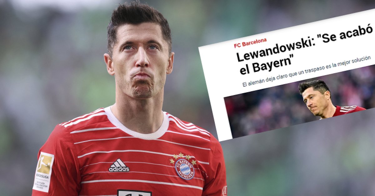 El hundimiento de un diario español.  Llamaron al alemán Robert Lewandowski