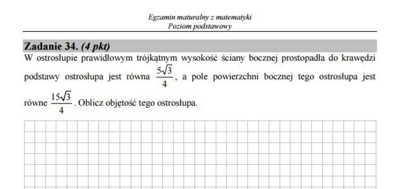 Matura 2017 matematyka. Arkusze, pytania, odpowiedzi