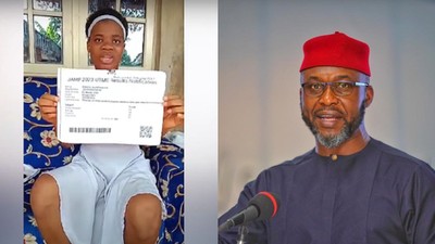 I'll beg JAMB to pardon you if you say the truth, Former Minister tells Nmesoma.