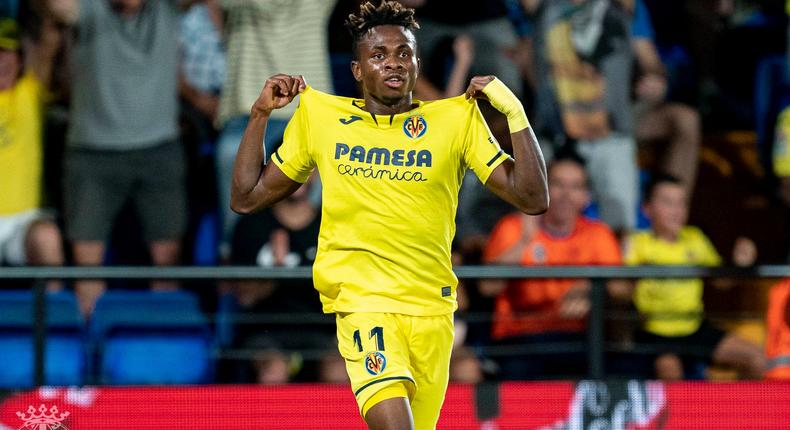 Samuel Chukwueze is reportedly being watched by Barcelona  (Twitter/Villarreal)