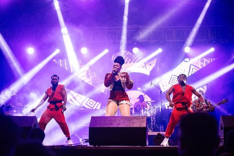 Yemi Alade thrills 10,000 in Addis Ababa, Ethiopia. (Effyzie Entertainment)