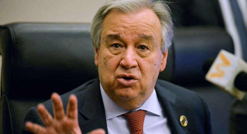 United Nations Secretary-General, Antonio Guterres [AFP]