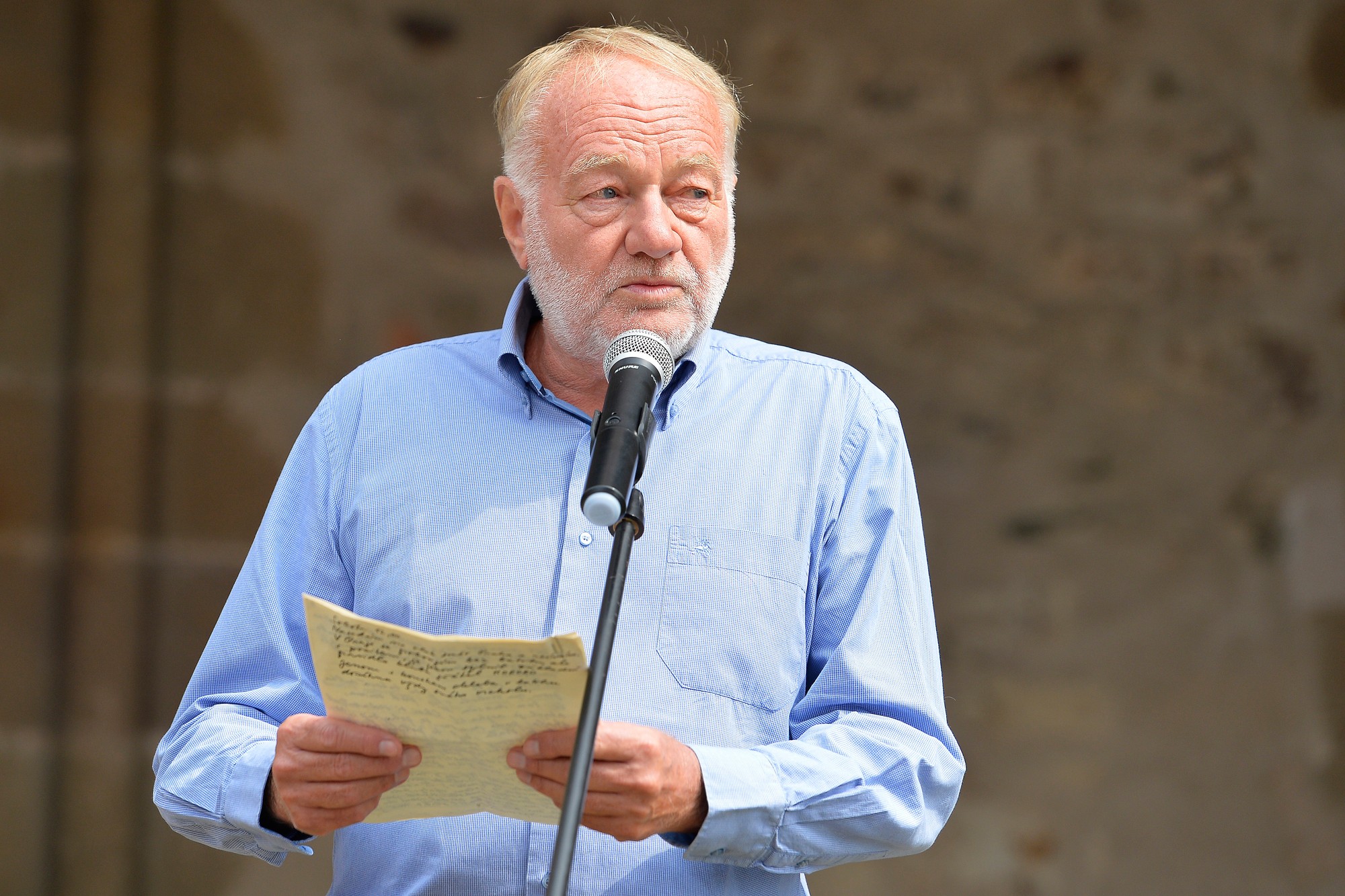 Český herec Luděk Sobota. 