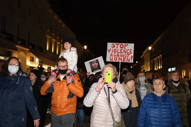 Marsz &quot;Ani jednej więcej!&quot; w Warszawie