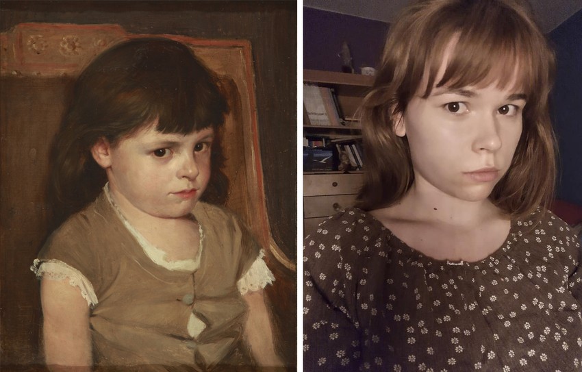 Uroš Predić, Nadurena devojčica, 1879.Naša „Mona Liza“ među slikama u Galeriji Matice srpske je slika Nadurena devojčica, koju Uroš Predić slika još tokom svojih studija u Beču. Možda vam je ovo osećanje vaše dece poznato u doba kada smo po ceo dan kod kuće... Kako čika Jova u pesmi „Srda“ kaže: Ja se često namrštim, i stanem za vrata, pak se srdim i srdim, po dva po tri sata...