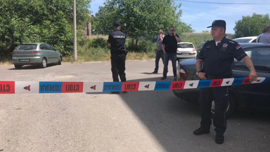 Uviđaj nakon ubistva Laketića