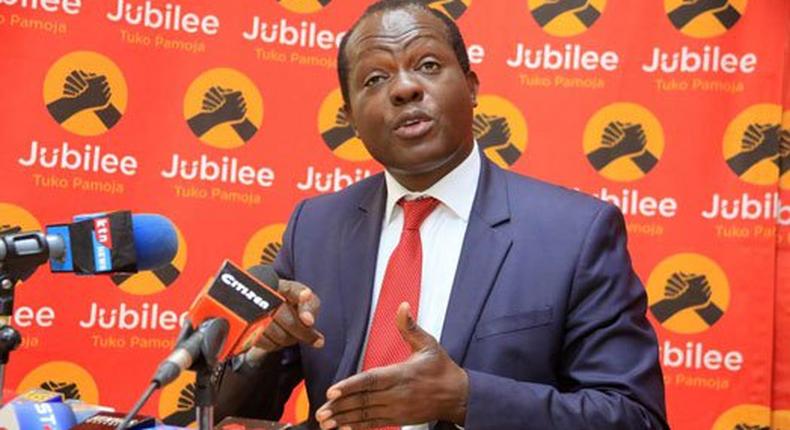 Jubilee Secretary General Raphael Tuju