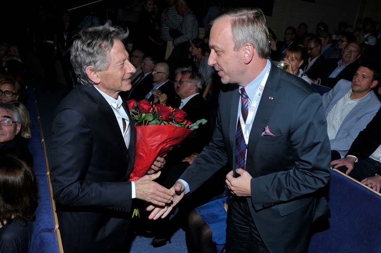 Roman Polański i Bogdan Zdrojewski na festiwalu w Gdyni