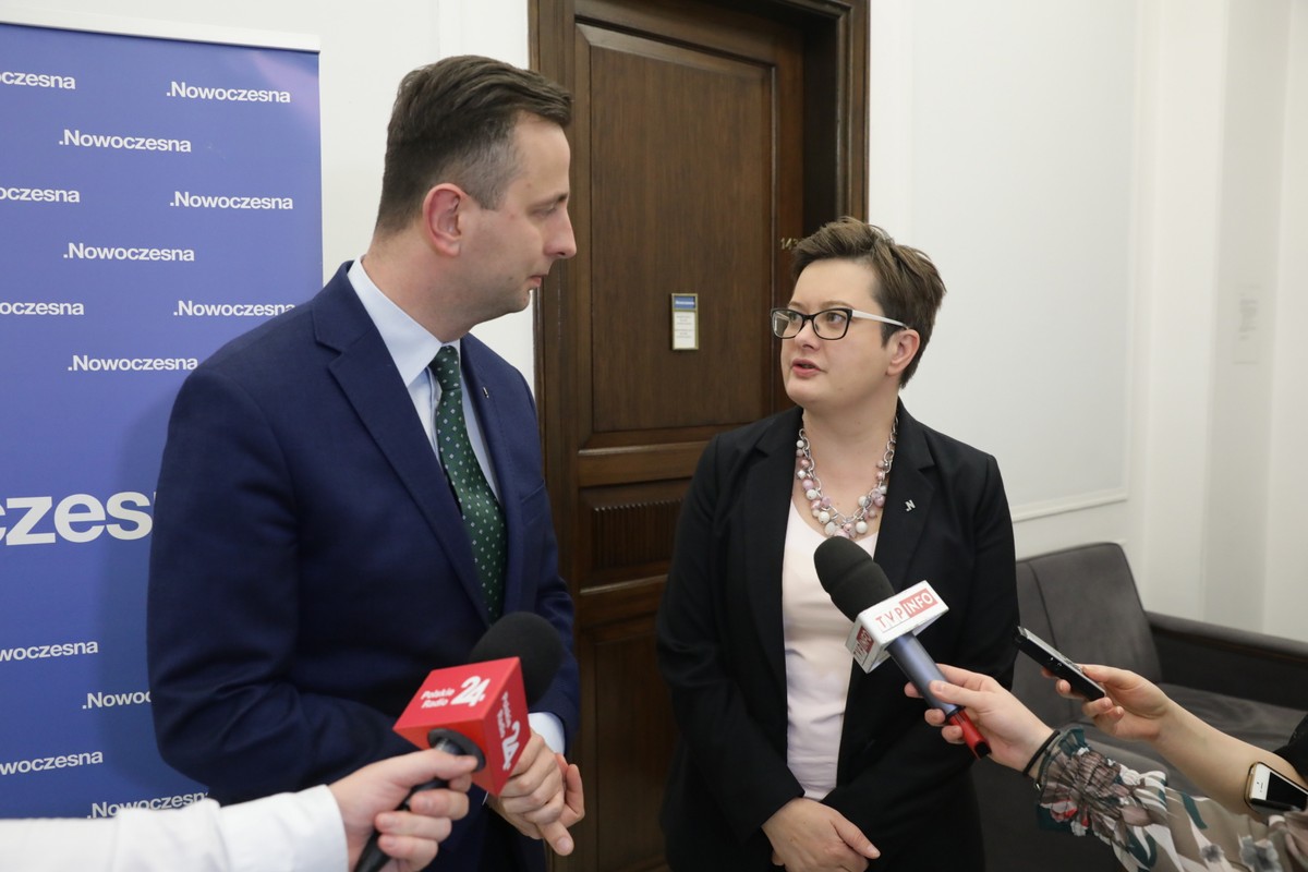 Katarzyna Lubnauer i Władysław Kosiniak-Kamysz