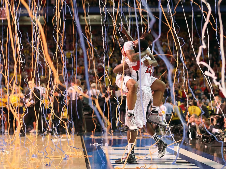 Louisville won the 2013 NCAA championships prior to the FBI began its investigation.