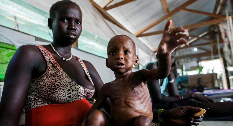 Millions of people are facing severe hunger in South Sudan as a result of the country's disastrous civil war